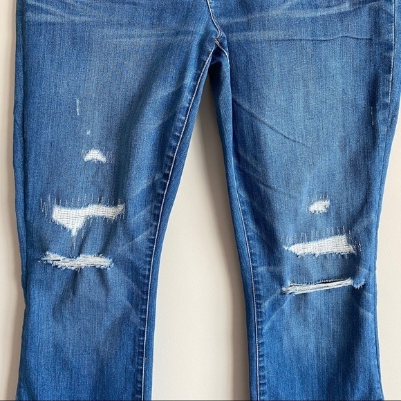 𝅺madewell Cali Demi-Boot Jeans in Bronson Wash: Button-Front Edition Size 27 - Picture 4 of 13